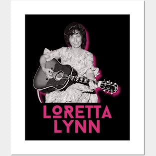 Loretta lynn 1970s retro Posters and Art